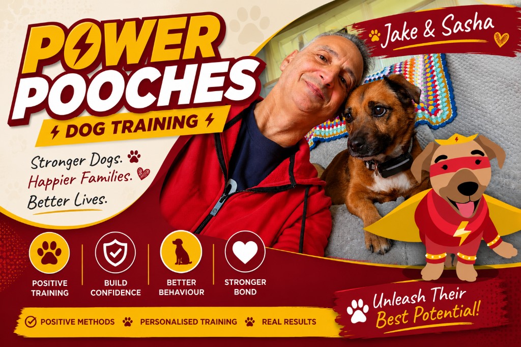 Jake and Sasha — Power Pooches