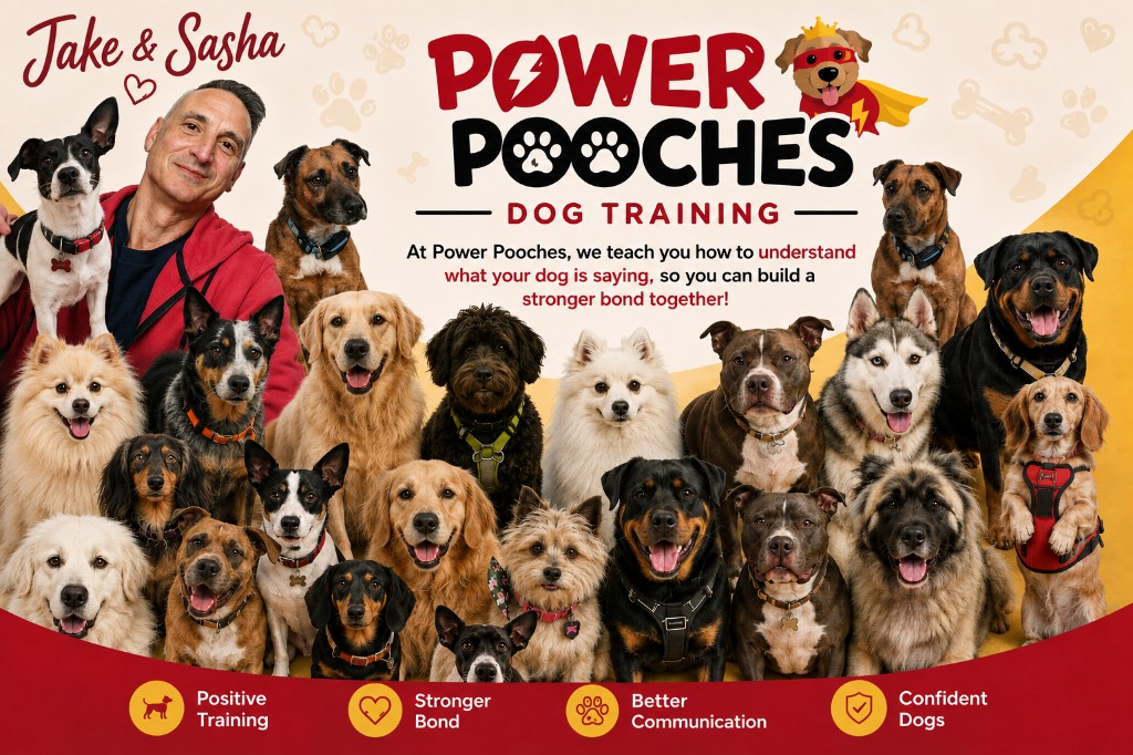 At Power Pooches we teach you how to understand what your dog is saying so you can build a stronger bond together.